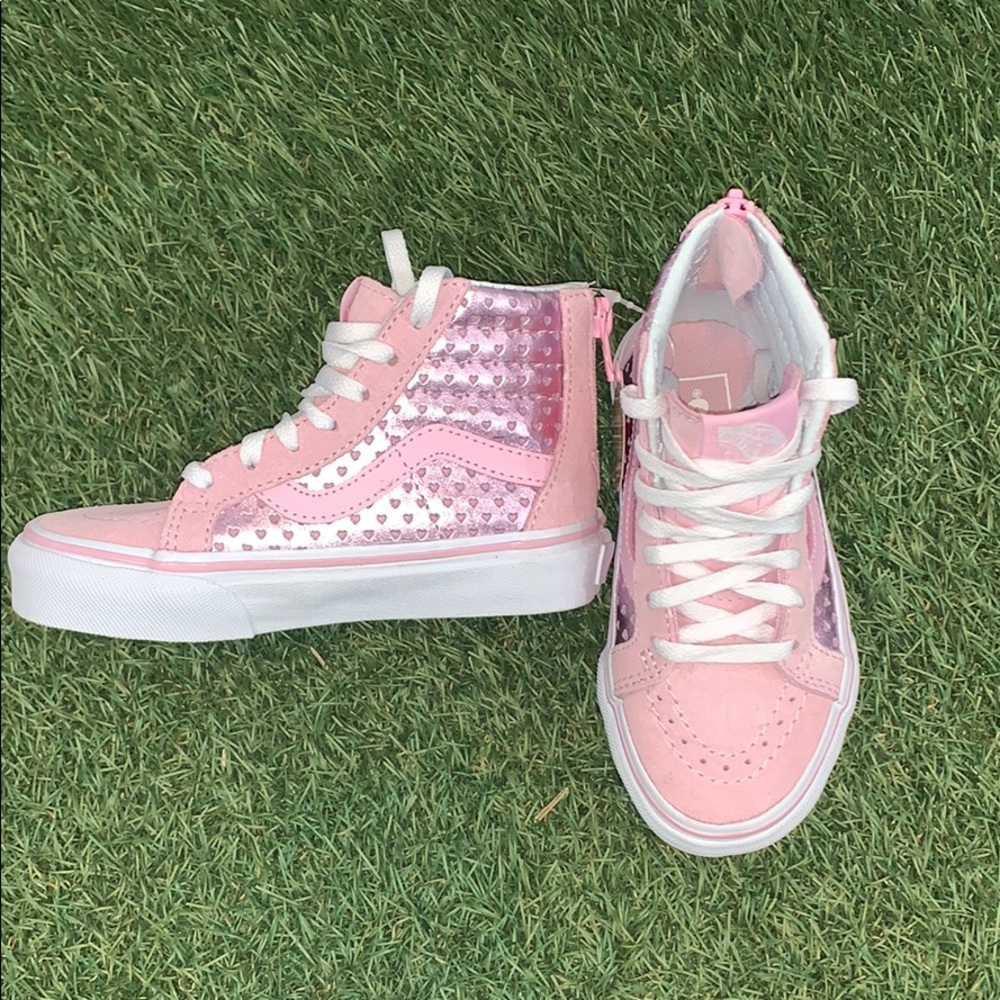 Vans metallic heart sneaker